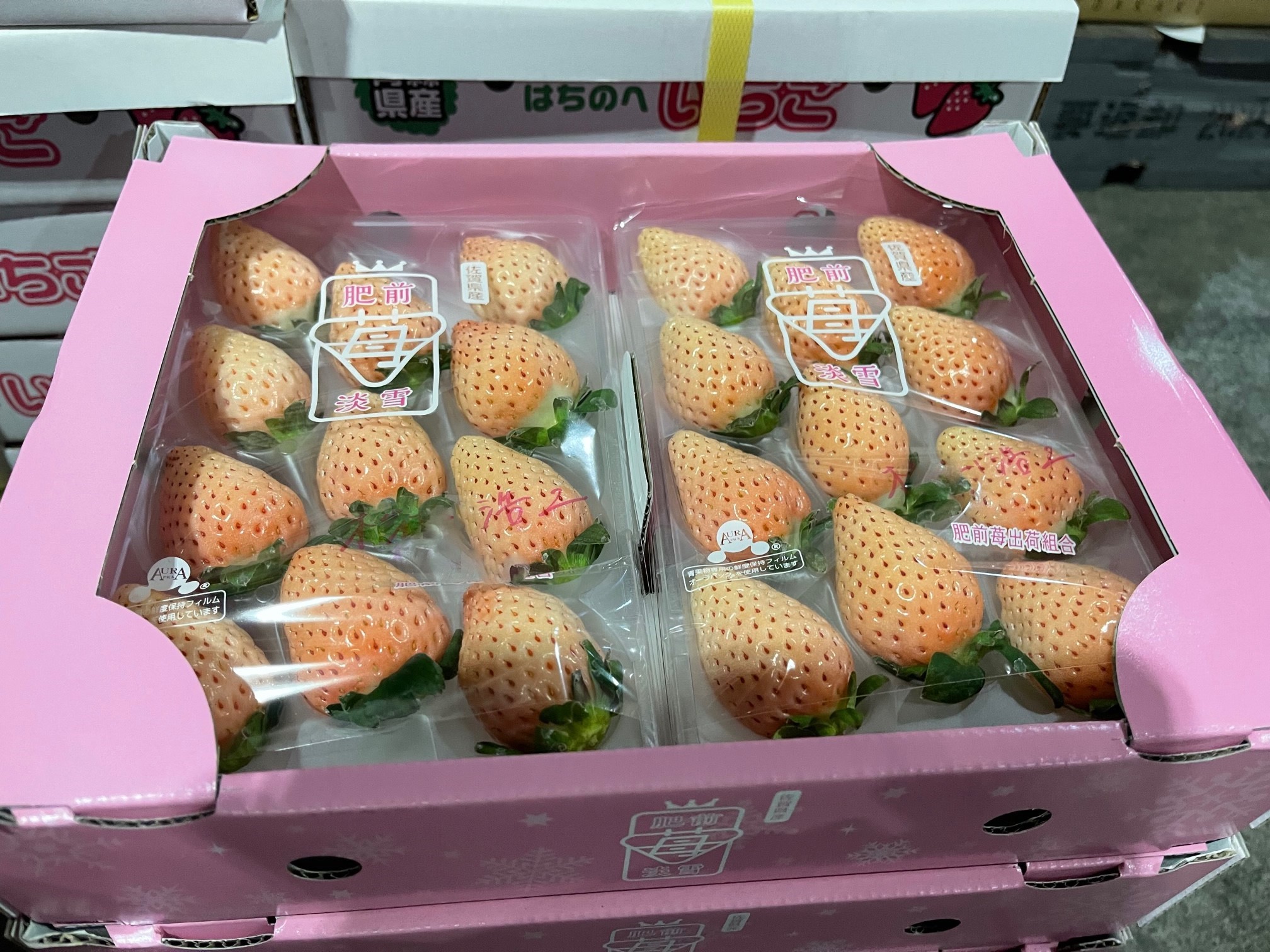 白いいちご」の販売も始まっていますよ – 札幌みらい中央青果株式会社