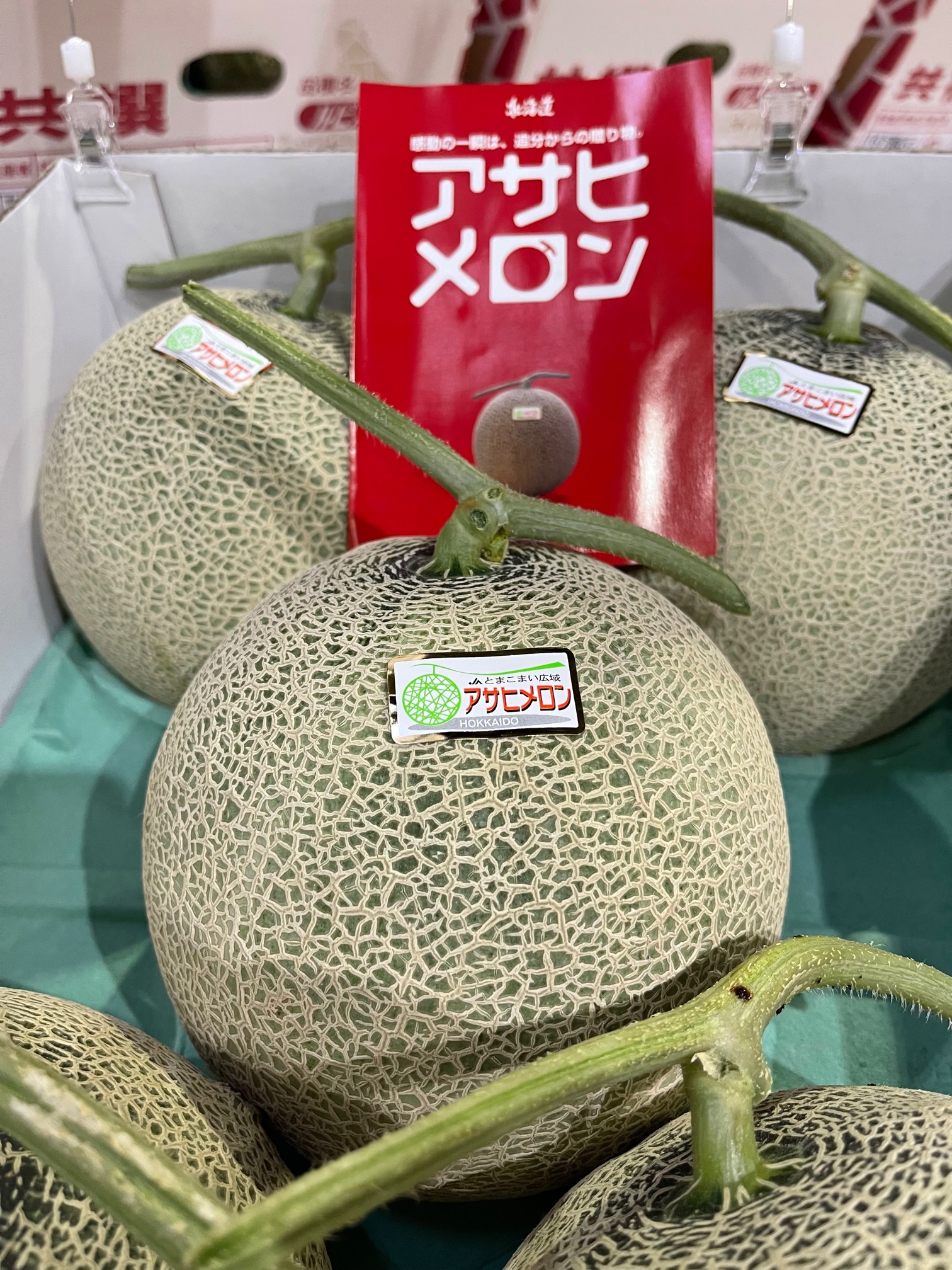 JAとまこまい広域「アサヒメロン」の販売が始まりました – 札幌みらい