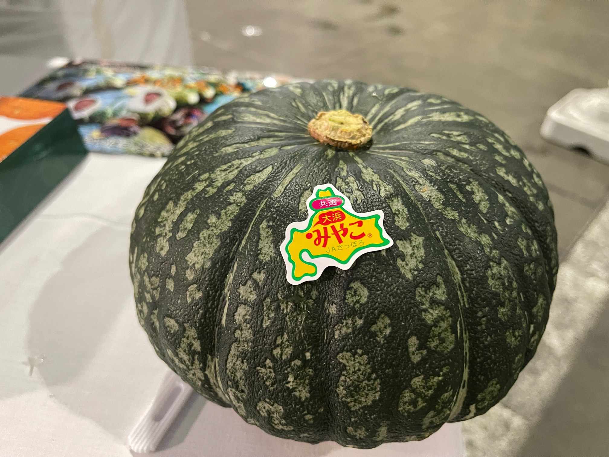 Amazon.co.jp: 北海道産 かぼちゃ 大浜みやこ 6玉 (共撰/1玉 1.6